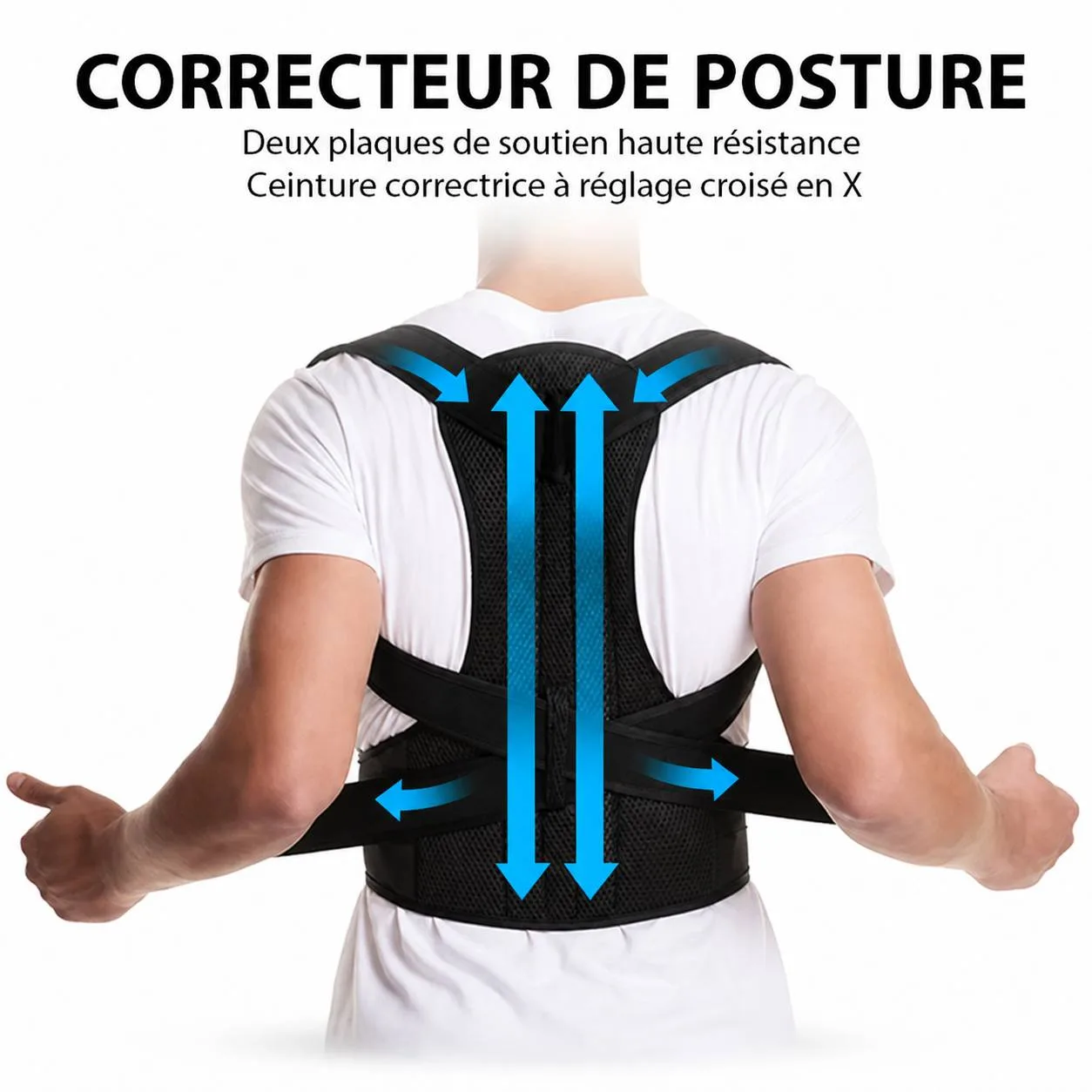 Reinforced lumbar belt posture corrector